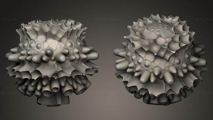 Geometric shapes (Alien Rock 4, SHPGM_0005) 3D models for cnc